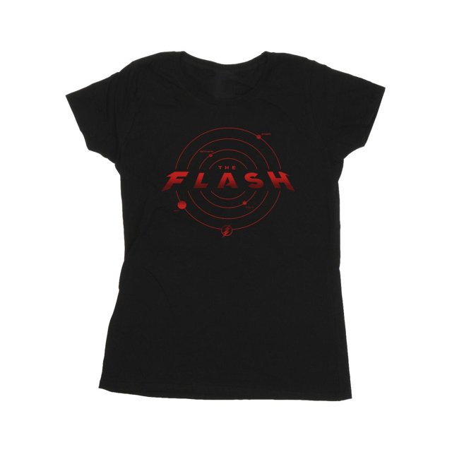 DC Comics T-Shirt en Coton pour Femmes The Flash Multiverse Rings