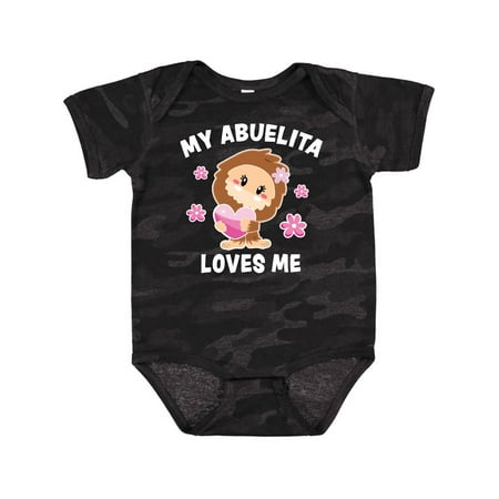 

Inktastic My Abuelita Loves Me with Bigfoot Gift Baby Girl Bodysuit