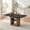 Black, variant on Expandable Dining Table with Storage - 59" to 71" Walnut Finish, Seats 4-8