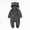 A46--Dark Gray, variant on 0-3 Months Preemie Sleep & Play One-Piece Bodysuit Newborn Infant Baby Boys Girls Snowsuit Winter Coat Warm Fleece Hooded Footed Romper Jumpsuit Outfits Purple Newborn Gift