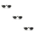 thumbnail image 2 of Methold 1 par de gafas de sol para mascotas, gafas de snowboard informales plegables, color blanco Type1 NO1, 2 of 6