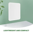 thumbnail image 5 of KAKOWELY small locker mirror 2pcs Magnetic Locker Mirror Small Mirror for School Locker Bathroom Office Rectangular Mirror with Magnetic Backing Decorative Mirror for Attaching on Metal Surface, 5 of 5