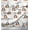 Black, variant on Soimoi Black polyester Crepe Fabric Flowers & Women Human Figure Print Fabric by Yard 42 Inch Wide