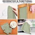 thumbnail image 7 of GZHJMY Light Green Solid Kitchen Dish Towels 4 Piece,Absorbent Soft Dishcloths Towels Reusable Hand Towels Quick Drying Cleaning Cloth, Tea Towels,18" x 28" Washcloths Decorative Towels, 7 of 7