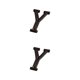 thumbnail image 2 of Cateissary Letras de Metal impecables negras, letrero para casa, placa para puerta fácil de instalar, letras de Metal, números de casa Type11 NO11, 2 of 6