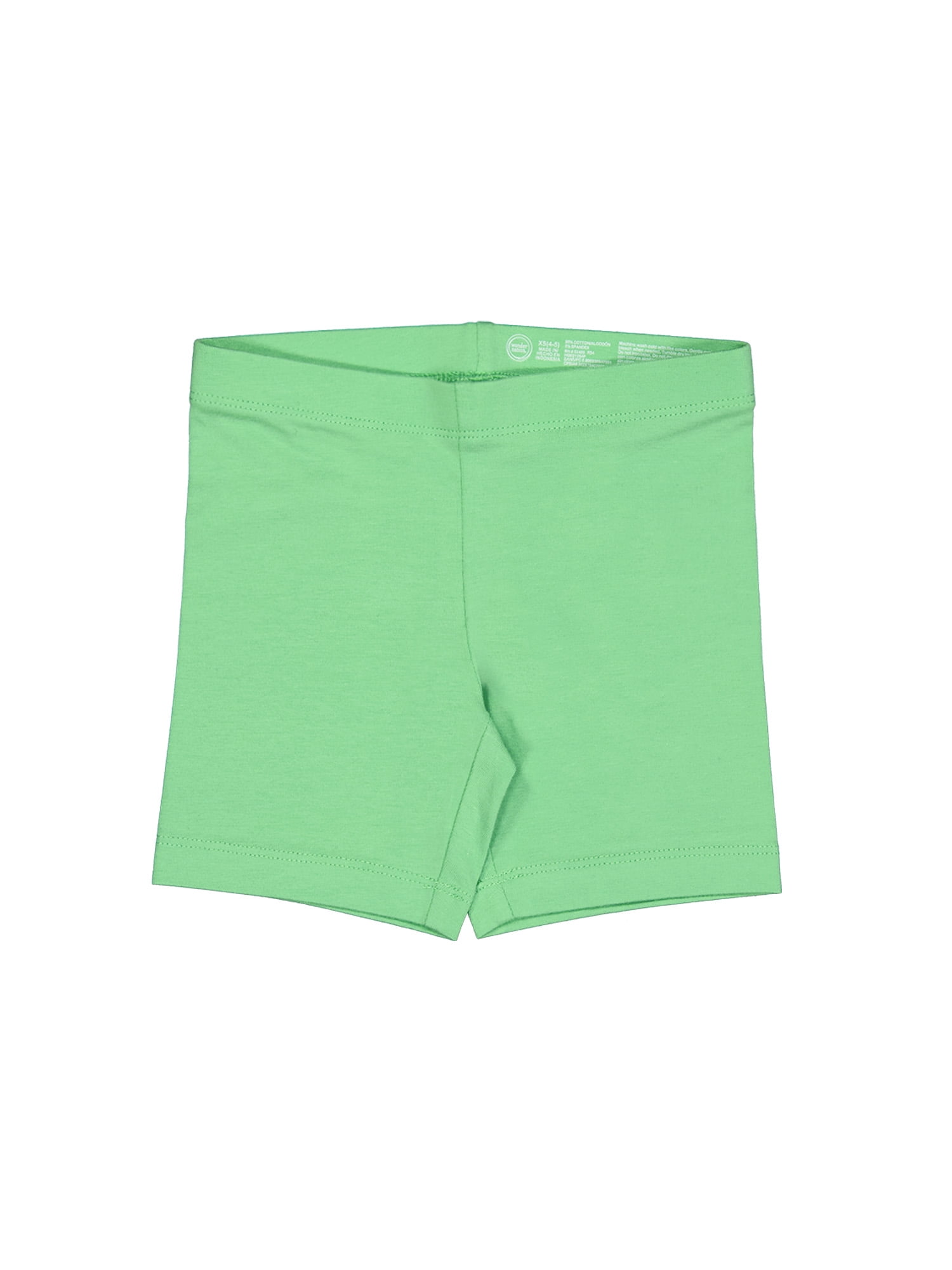 Wonder Nation Girls Bike Short, 2-Pack, Sizes 4-18 & Plus