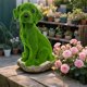 thumbnail image 5 of CaiYueKe Realistic Flocked Dog Resin Statue Handcrafted Animal Sculpture Garden Outdoor Decor Figurine for Lawn Patio Yard Wildlife Home Decoration Durable Ornament Art Figure, 5 of 9