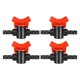 thumbnail image 1 of Uxcell 4-Pack Válvula de Bola con Espiga, para Tubo de Goteo de 3/8 Pulgadas, Válvula de Bola de Plástico en Línea con Interruptor de Corte, 1 of 1