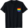 thumbnail image 1 of Camiseta Mujer 100% Algodón - Orgullo LGBT Bandera Arcoíris para Parejas, 1 of 7