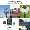 thumbnail image 3 of Solar  Controller, PWM Battery Intelligent Regulator with LCD Display Solar Panel Controller for RVs Trailers Boats Yachts Voyager, 3 of 7