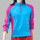thumbnail image 1 of MHFRRA Camiseta de Manga Larga con Protección Solar para Mujer, Ligera, de Secado Rápido, para deportes Al Aire Libre, Senderismo y Montañismo. Azul Cielo, 1 of 8