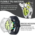 thumbnail image 6 of ZUKKASHAN Compatible with Samsung Galaxy Watch 6 40mm Screen Protector Case Flexible Soft TPU All-Around Protective Face Cover for Galaxy Watch 6 Accessories, 6 of 6