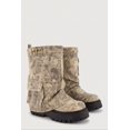 thumbnail image 2 of Women's Round Toe Lug Sole Cargo Pocket Slouch Boots, 2 of 6