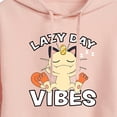 thumbnail image 3 of Pokémon - Lazy Day Vibes Meowth - Juniors Cropped Pullover Hoodie, 3 of 5