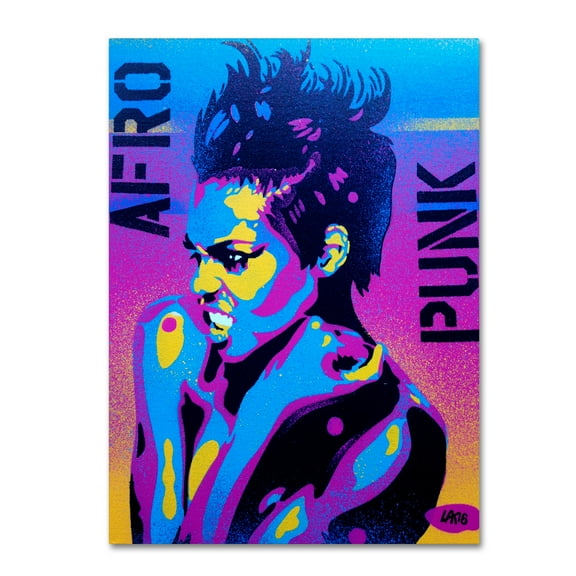 Trademark Fine Art 'Afro Punk 2' Canvas Art by Abstract Graffiti