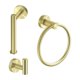 thumbnail image 2 of Paquete de 3 toalleros, toallero de baño, soporte de papel higiénico, accesorios de baño multiusos, montado en la pared para cocina, , , Oro Soledad estante de baño, 2 of 9