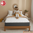 thumbnail image 2 of UltraFlex® STELLAR Twin Size Medium Firm Orthopedic Mattress, Cooling Gel Soy Foam, Premium Quilted Top, Made in Canada, 2 of 10