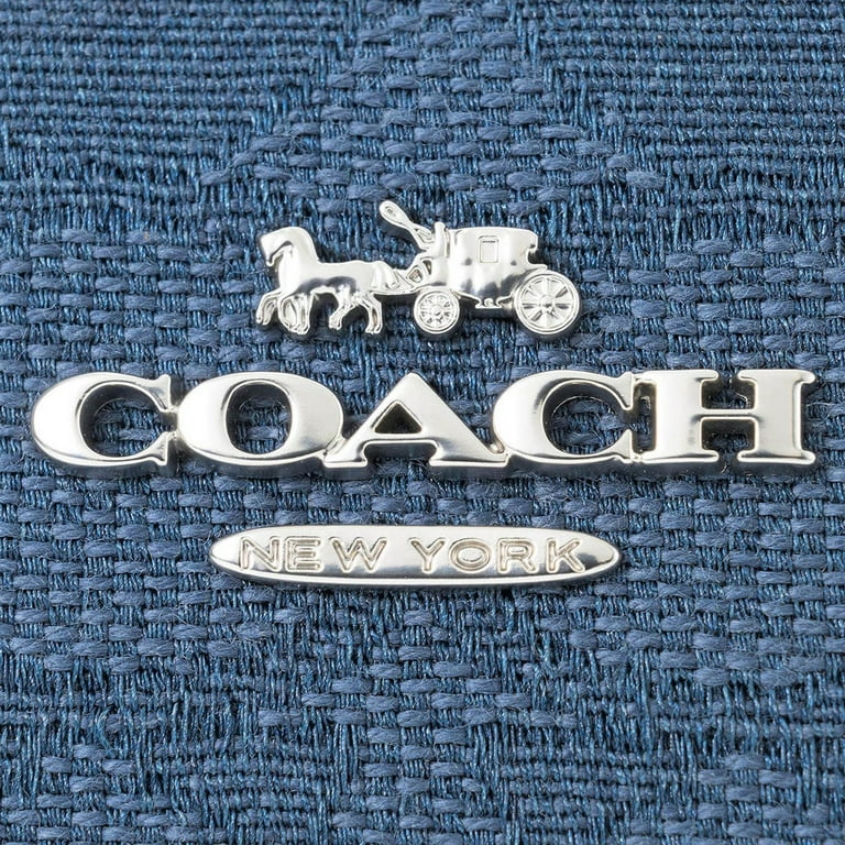 Coach Women s Medium Snap Wallet in Signature Jacquard Denim Dark Denim Walmart