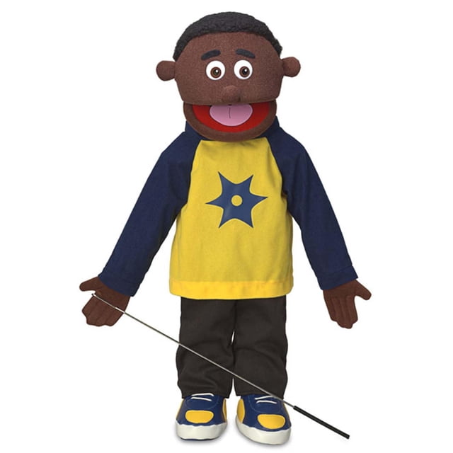 Títere Silly Puppets Jordan de 63 cm de cuerpo completo estilo ventrílocuo