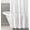 White-72"W x 72"L (Pack of 1), variant on White Farmhouse Boho Shower Curtain With A Ruffle Hem Linen Blend For Bathroom 72"x72"