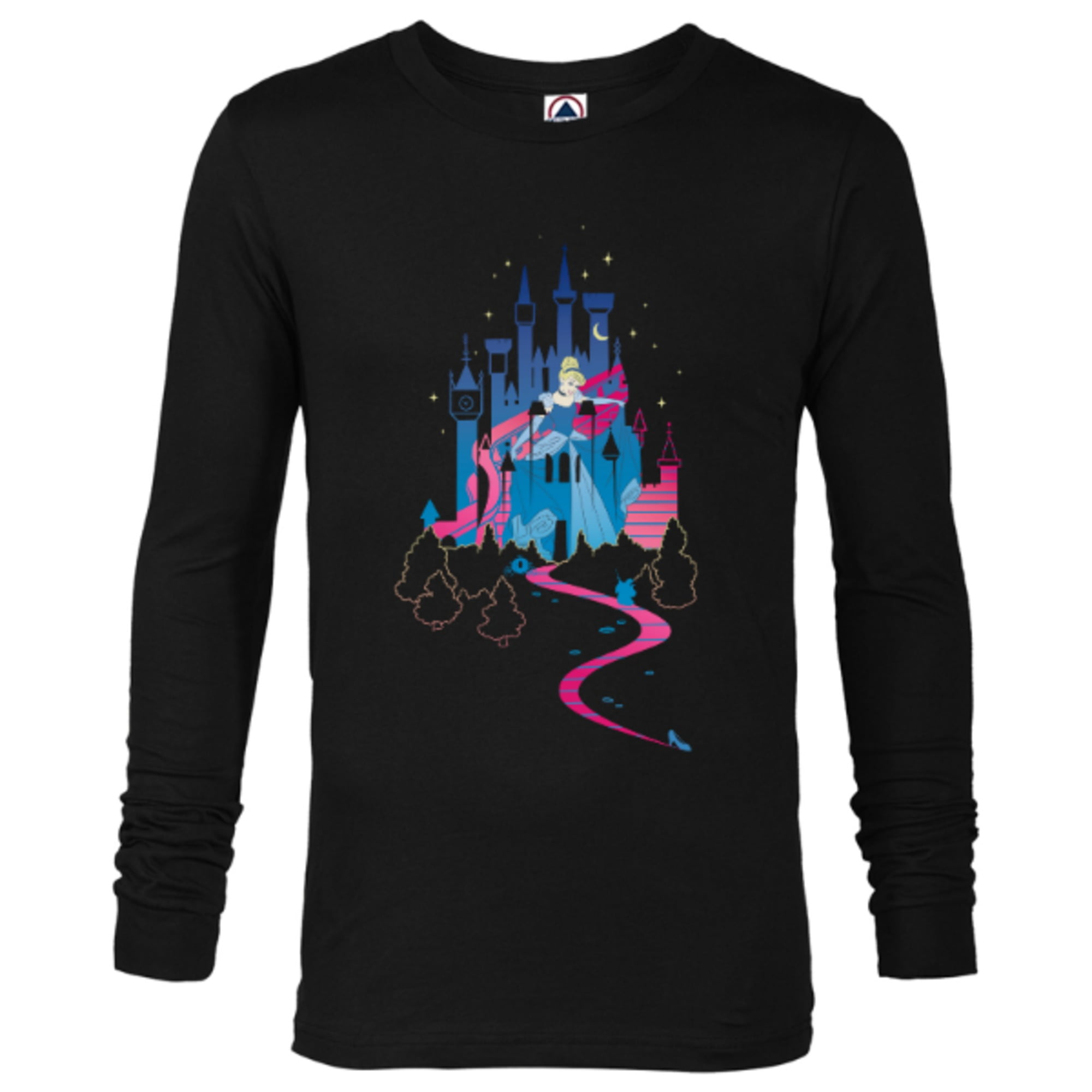 Disney Cinderella Castle T-Shirt - Long Sleeve T-Shirt for Men ...