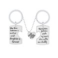 thumbnail image 1 of 3PCS Hanging Keychains Father's Day Gift Key Holder Necklace Pendant Alloy Key Rings Craft Ornaments (2PCS Keychains, 1PC Necklace), 1 of 9
