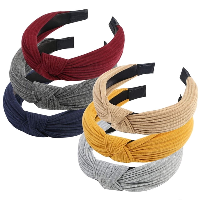 Diadema, paquete de 6 diademas para mujer, suministros para mujeres y niñas.