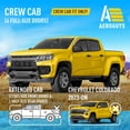 thumbnail image 4 of AEROGUYS Extra Durable Window Deflectors Tape-On Window Visors Rain Guards Fit for Chevrolet (Chevy) Colorado 2015-2022 Crew Cab, Wind Vent for Shades, Exterior Car Accessories - 4 pcs. AG0886, 4 of 9