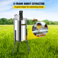 thumbnail image 2 of VEVOR Extracteur de Miel Électrique Séparateur en Acier Inoxydable 3 Cadres Extracteur d'Abeilles, 2 of 9