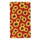 thumbnail image 1 of Fotbe Sunflowers On Red Toalla Premium con Patrón, Toalla de Microfibra de Secado Rápido, Ligera y Altamente Absorbente (27.5x16in), Ideal para Uso Diario, 1 of 6