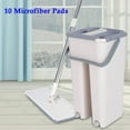 thumbnail image 3 of 360 Degree Spin Mop Bucket Set With Reusable Microfiber Pads, 3 of 5