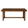 thumbnail image 4 of Walker Edison Country Expandable Dining Table, Dark Oak, 4 of 19