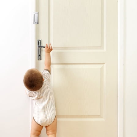 Amosfun Safety Door Lock Rectangular Heavy Duty for Child Safety 1Set