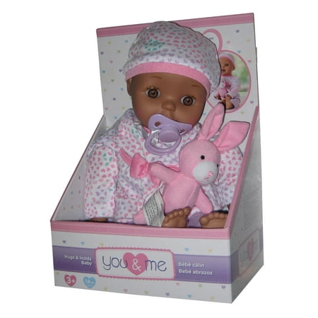 You & Me Hugs and Holds Toys R Us Baby Doll w/ Pink Plush