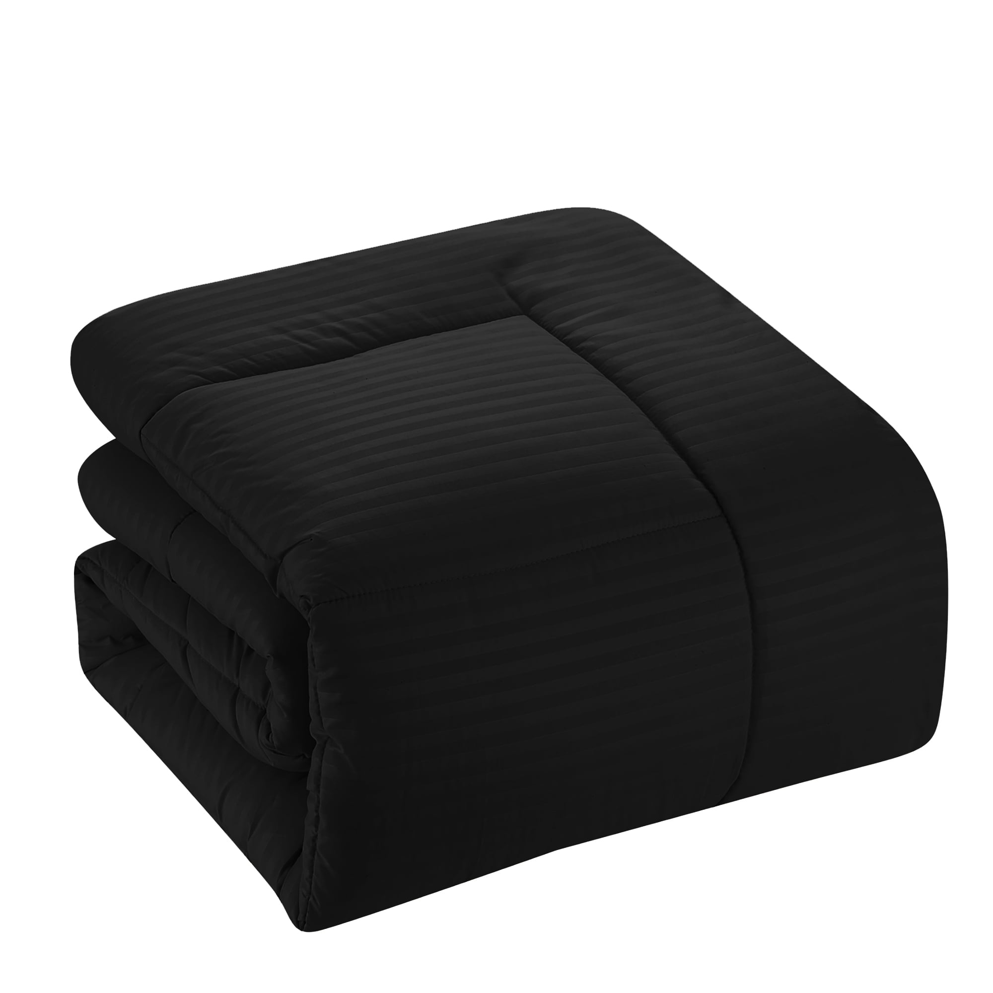 Sweet Home Collection Black 8 Piece Bed in a Bag Comforter Set with Sheets, Queen