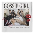 thumbnail image 2 of Playera Gossip Girl para mujer, Manga Corta Blanco Talla EG, 2 of 4