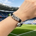 thumbnail image 5 of Pulsera con Colgante de Estrella de Fútbol Dorada – Cadena Ajustable con Diamantes de Imitación, Joyería de Fútbol para Aficionados Al Deporte, 5 of 5