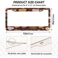thumbnail image 4 of GZHJMY 2 Pcs License Plate Frame Candy Love License Plate Cover Universal Aluminum US Car Tag Frame with 2 Holes and Screws for Front & Back License Plate Decorative, 4 of 7