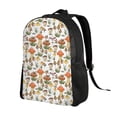 thumbnail image 2 of Cauagu Mushrooms Print Backpacks,Travel Daypack Casual Laptop Backpack Bookbag Fits 15 Inch Computer for Men Women, 2 of 8
