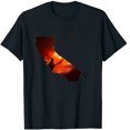 thumbnail image 4 of Camisetas de Manga Corta para las Mujeres de Moda Imprimir Cuello Redondo Camiseta, Mezcla de Poliéster Ligero para Primavera Verano Otoño, 4 of 8