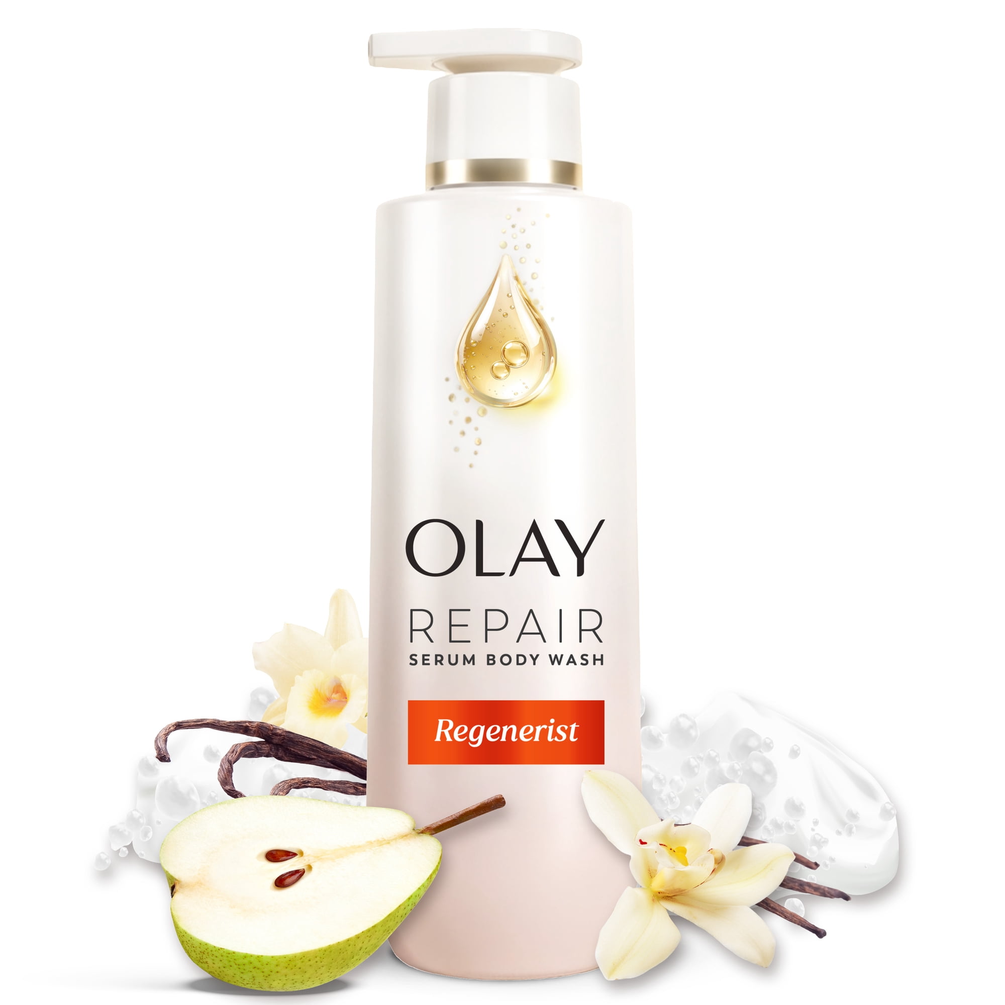 Olay Body Wash Regenerist Repair Serum, Triple Compex with Repair Lipids, Collagen Peptide and Vitamin B3, 20 fl oz
