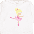 thumbnail image 3 of Inktastic Ballerina, Ballet Girl, Ballet Dance, Blonde Hair Toddler Hoodie, 3 of 4