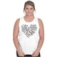 thumbnail image 4 of Live the Life You Love Positive Quote Tank Top Tee Shirt Women Brisco Brands X, 4 of 6