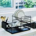 thumbnail image 1 of Dish Rack 2-Layer Drain Dish Rack Kitchen Dish Rack Sink Rack Cutlery Filter Rack Cutlery Rack, 1 of 6