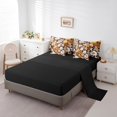 thumbnail image 3 of YST Bohemian Fall Floral King Bedding Sets 7 Piece Reversible Bed In A Bag,Boho Farmhouse Comforter Set Rustic Sunflower Daisy Comforter Groovy Power Flower Bed Set, 3 of 5
