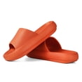 thumbnail image 1 of Pillow Slides, Pillow Slides,Unisex Shower Slide Sandal Summer Slippers Non-Slip Soft Pool Slides with Thick Sole,Open Toe Style Slippers,Ultra-Soft Slippers Extra Soft Cloud Shoes Tangerine 39-40, 1 of 5