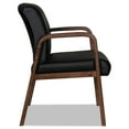 thumbnail image 3 of Alera Reception Lounge WL Series Guest Chair, 24" x 26" x 33.25", Black Seat/Black Back, Walnut Base -ALERL4319W, 3 of 4
