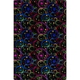 thumbnail image 1 of Joy Carpets Neon Lights Fun and Games 6' x 9' Indoor Area Rug in Color Fluorescent, 1 of 1