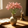 thumbnail image 6 of 2Pcs Artificial Gypsophila Bouquet, Faux Flowers, Pink Artificial Flowers, for Dining Table Centerpiece Living Room Mother's Day Gift Spring Summer Home Decoration, AKLJWH - #14 Pink, 6 of 7