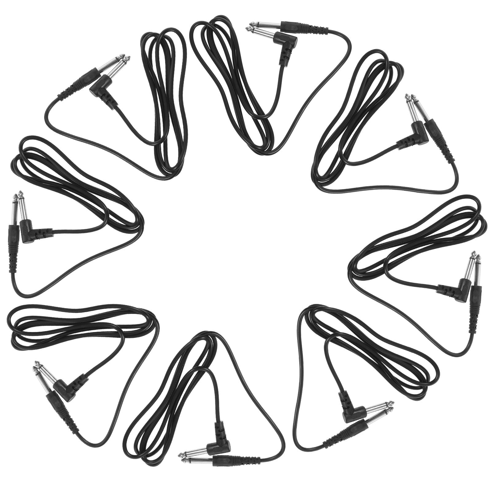 HOMEMAXS 16 pcs  Guitar Cables Professional 6.35mm Guitar Cables Instrument Cables Guitar Cords